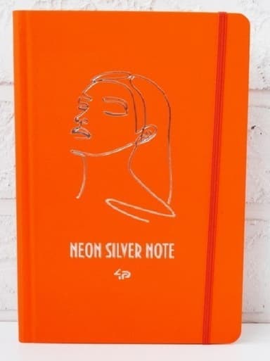 Блокнот TM Profiplan Office &amp;quot;Neon silver note&amp;quot; orange, А6