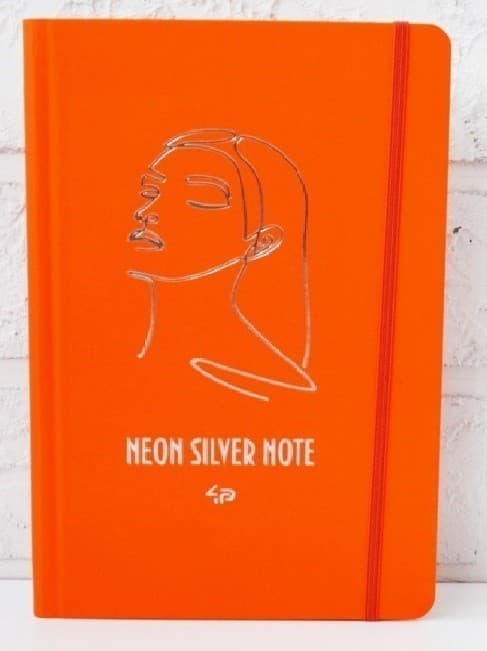 Блокнот TM Profiplan Office &amp;quot;Neon silver note&amp;quot; orange, А6, фото - 1
