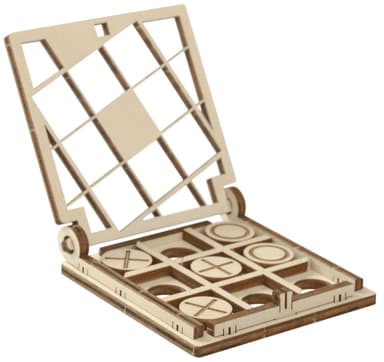 Настольная игра Mr.Playwood Крестики-нолики 1 15 деталей