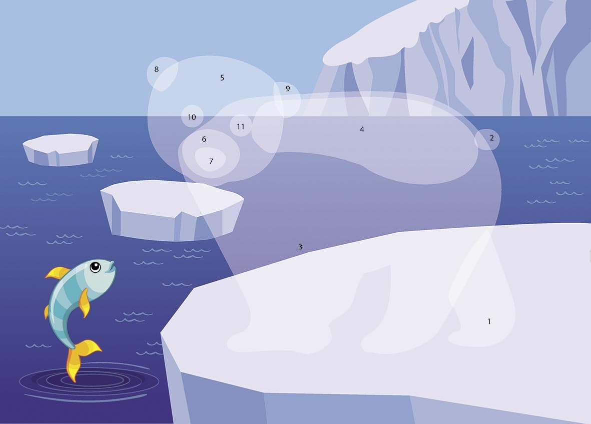 Малюнки з наліпок : Білий ведмідь, фото - 3