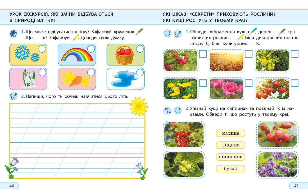Я досліджую світ. 2 клас. Робочий зошит до підручника І. Грущинської. ч. 2, фото - 3