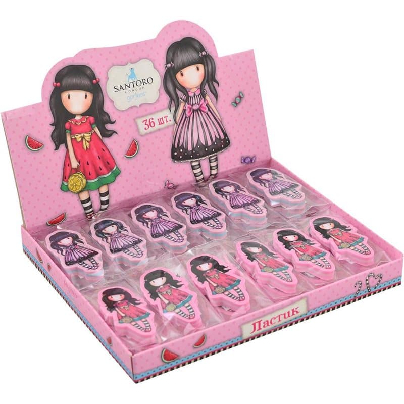 Ластик YES &amp;quot;Santoro Summer +Candy&amp;quot;, 2 диз./уп., фото - 2