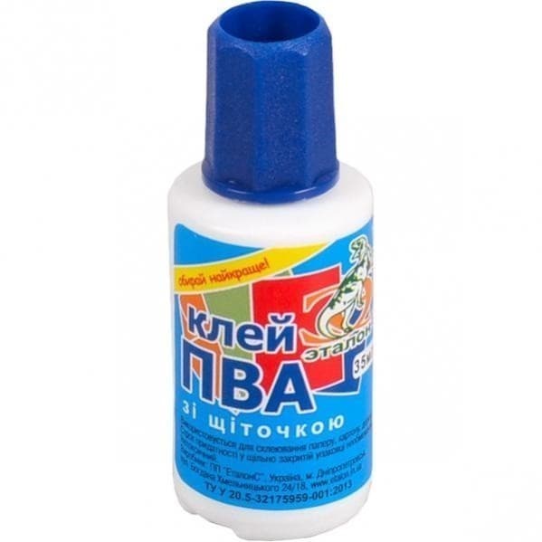 Клей ПВА 35 мл с кисточ, фото - 1