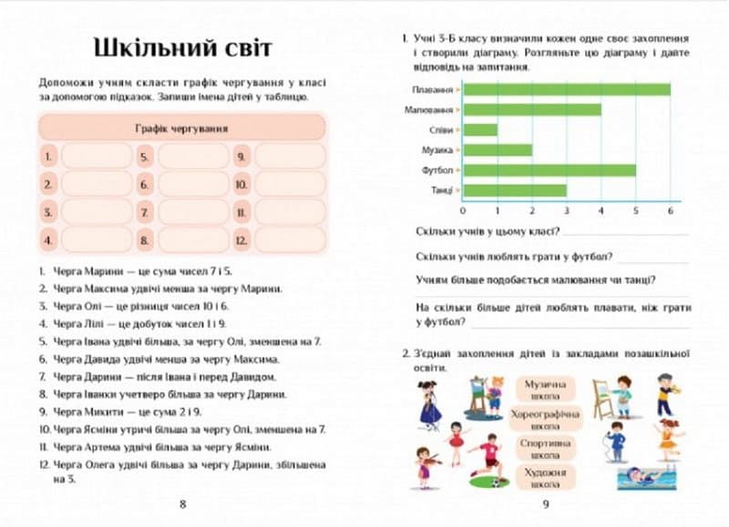 НУШ 3 клас. Я досліджую світ. Робочий зошит, Частина 1. Воронцова Т. В., фото - 2