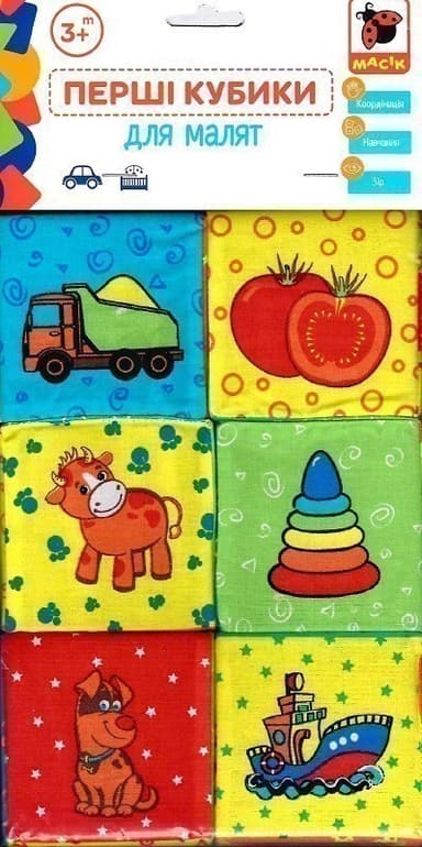 Іграшка м’яконабивна &amp;quot;Набір кубиків &amp;quot;