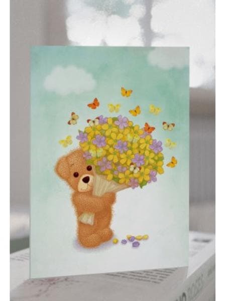 Листівка вітальна, С001, фото - 1