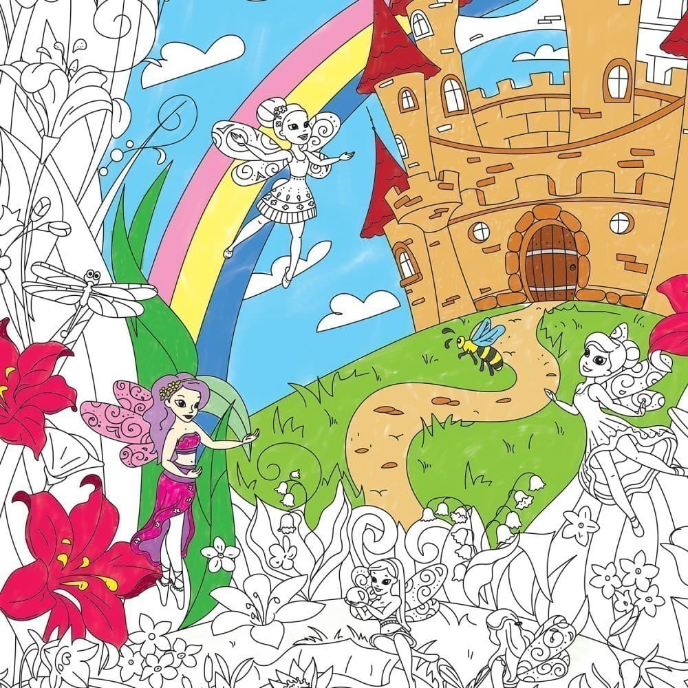 Казкові Феї. Велика розмальовка, фото - 3