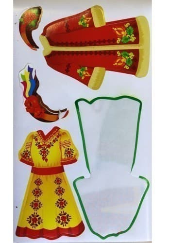 Зошит з наліпками.Україночка, фото - 3