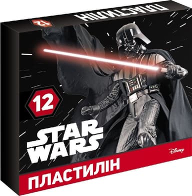 Пластилін STAR WARS 12 кольорів