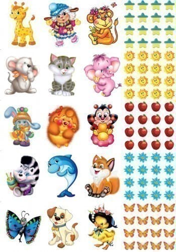 Набір.Наклейки.Для заохочення дітей, фото - 2