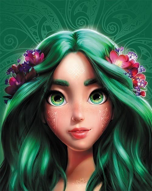 Мавка. Картини за номерами: Берегиня, фото - 1