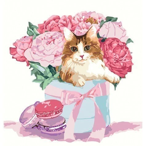 Набір для розпису по номерах &amp;quot;Подарунок з родзинкою&amp;quot; 30*30см, фото - 1