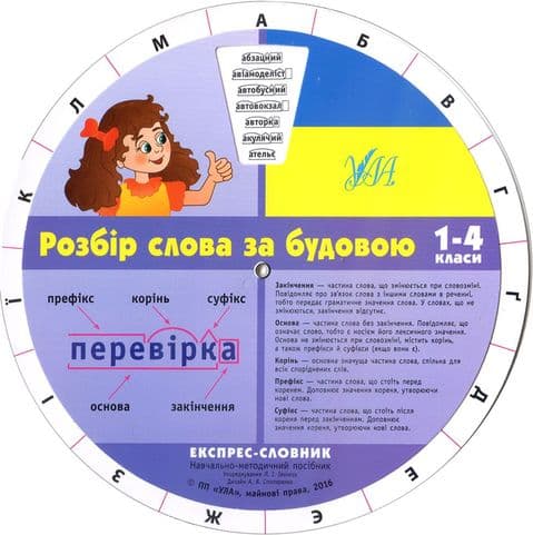 Експрес-словник. Розбір слова за будовою. 1-4 клас, фото - 1