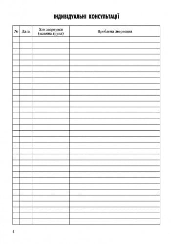 ШД Журнал індивідуальних і групових консультацій практ. ПСИХОЛОГА соц. педагога, фото - 2
