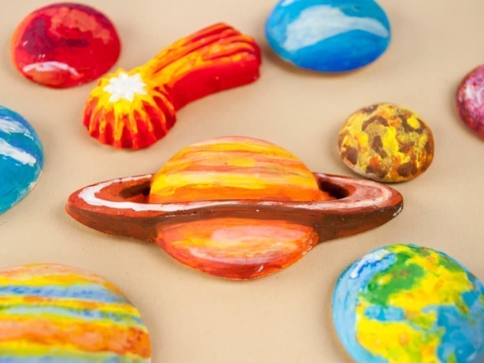 Гіпсова розмальовка на магнітах «Космічні пригоди», фото - 3