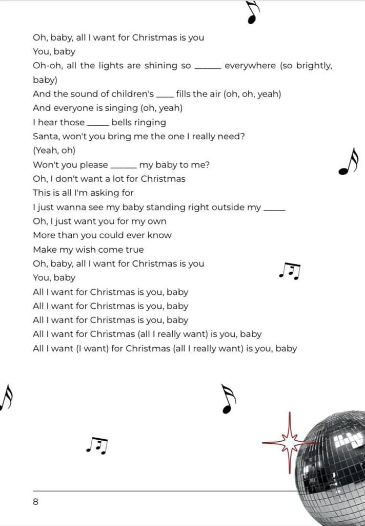 Воркбук для вивчення англійської мови за різдвяними піснями, фото - 2