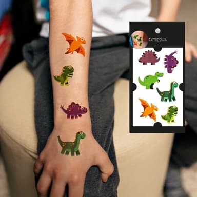 Тату &amp;quot;Фіолетові динозаврики&amp;quot;