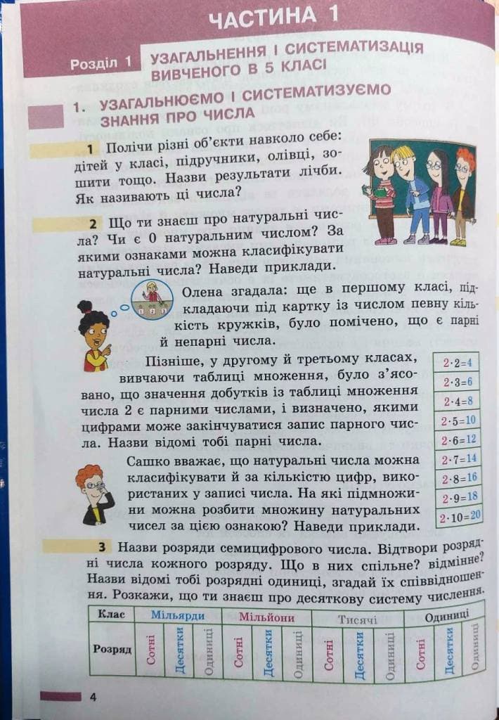 НУШ 6 клас. Математика. Підручник для ЗЗСО. Скворцова С.О., фото - 2