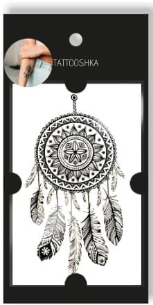 Тату &amp;quot;Ловець снів з пір'ям&amp;quot;, фото - 2