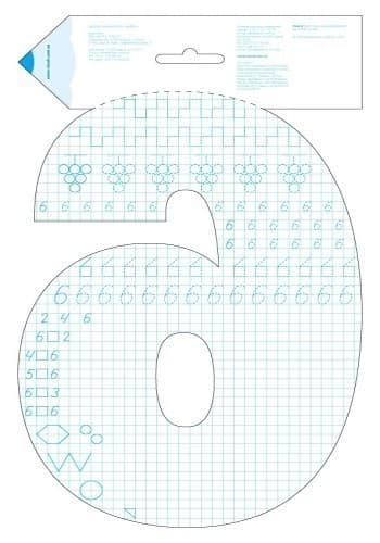 Цифри-навчалочки: цифра 6., фото - 2