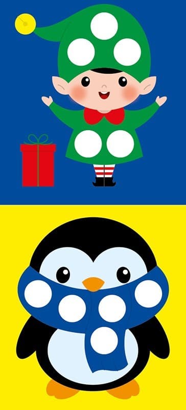 Мозаїка з наліпок. Сніговик. Колір, фото - 2