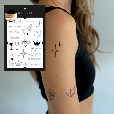 Тату -cет GIRL POWER