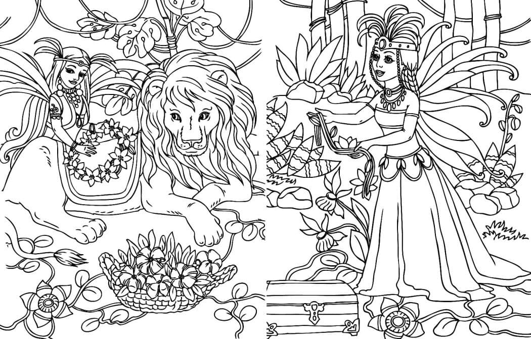 Велика книга розмальовок. Принцеси, фото - 2