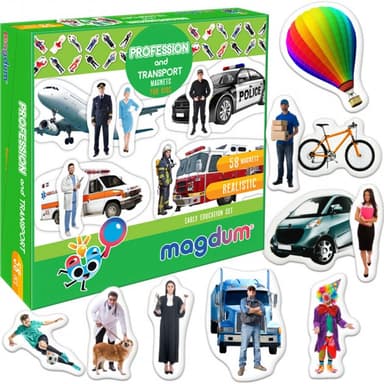 Набір магнітів &amp;quot;Професії та транспорт&amp;quot; ML4031-31 EN