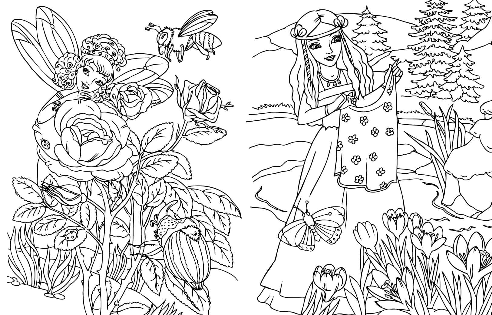 Велика книга розмальовок. Принцеси, фото - 2