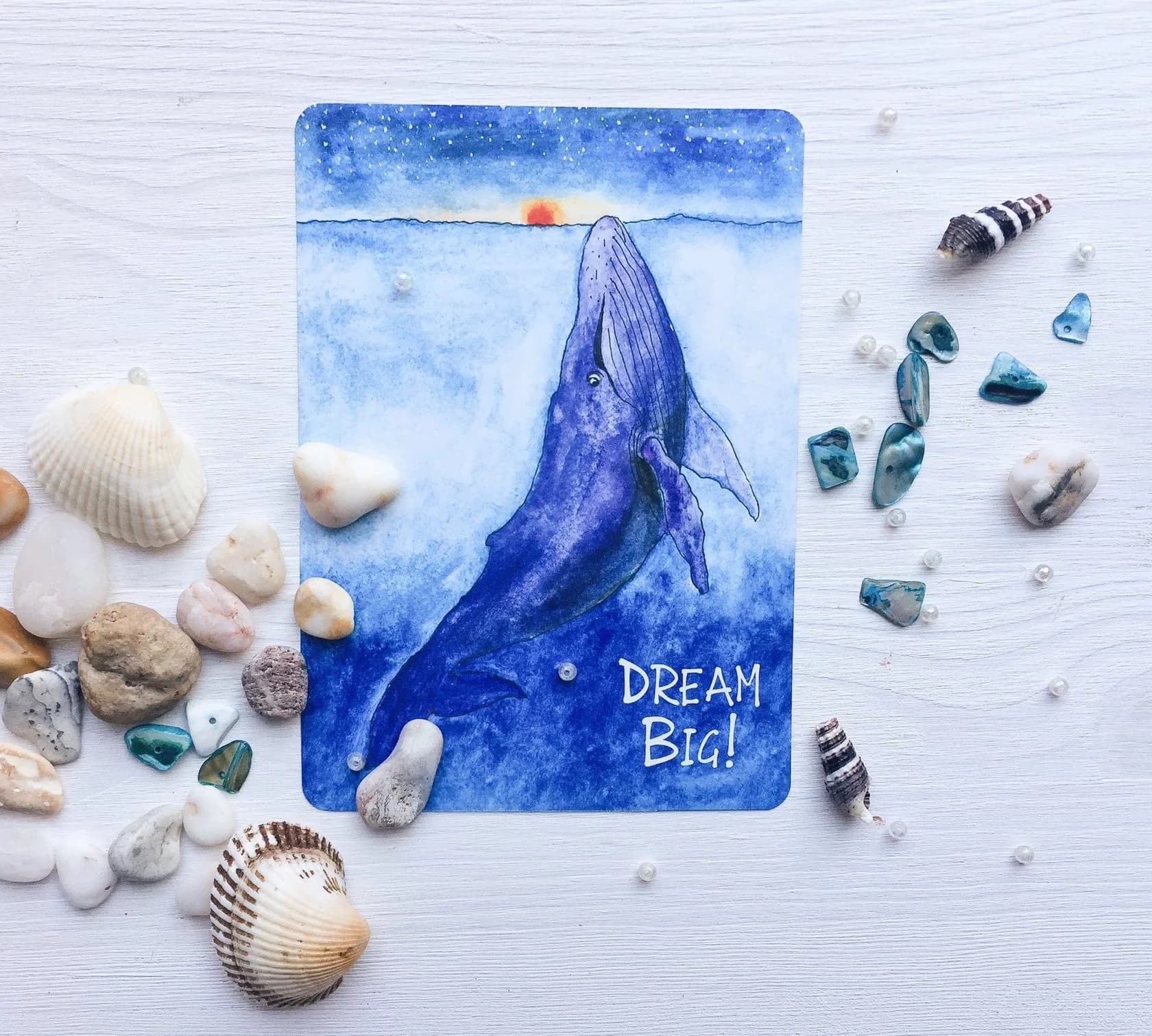 Листівка Кит (Dream Big)листівка, фото - 1