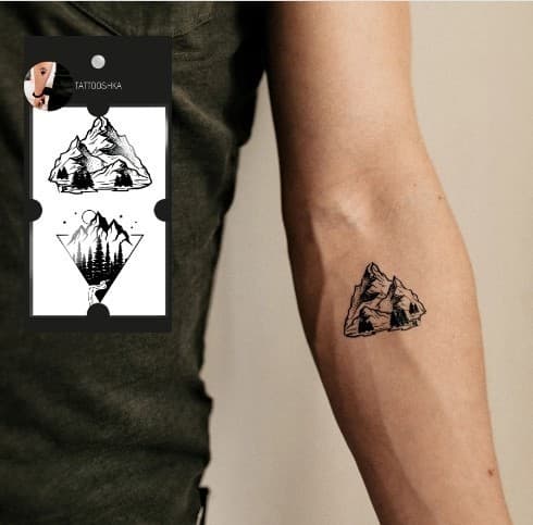 Тату &amp;quot; Хочу в гори&amp;quot;, фото - 3