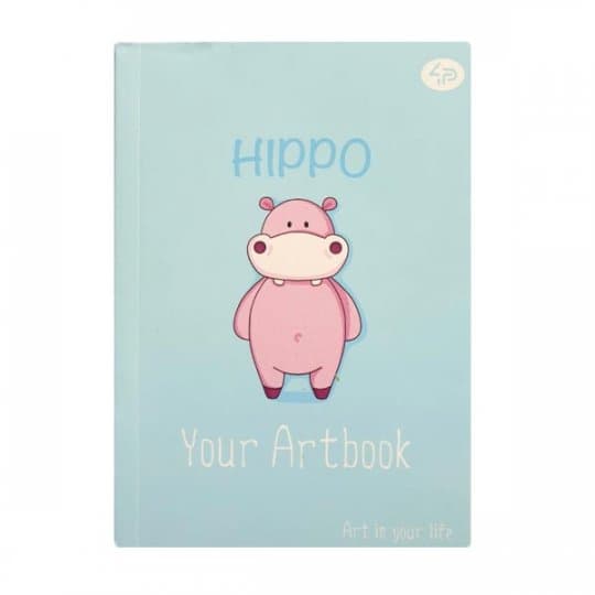 Блокнот TM Profiplan &amp;quot;Artbook hippo&amp;quot;, А6, фото - 1