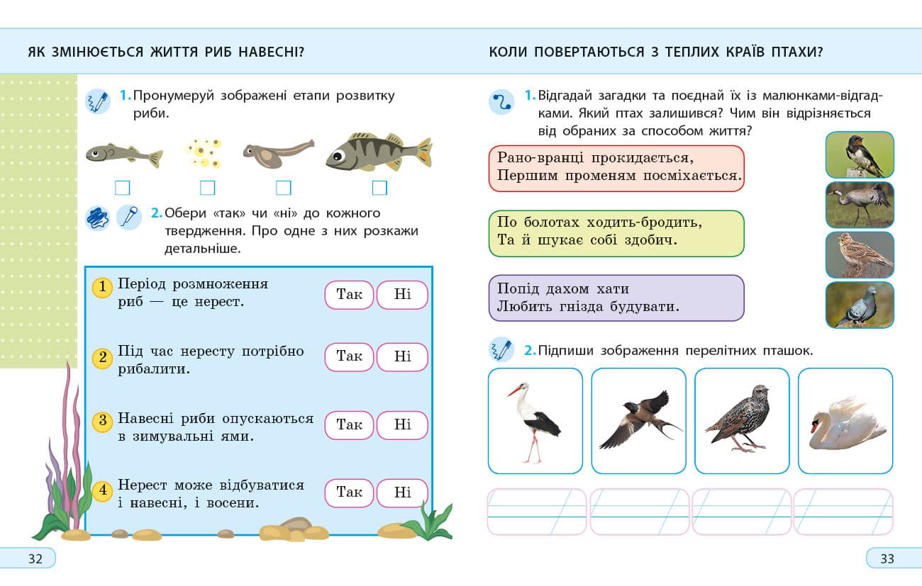 Я досліджую світ. 2 клас. Робочий зошит до підручника І. Грущинської. ч. 2, фото - 2