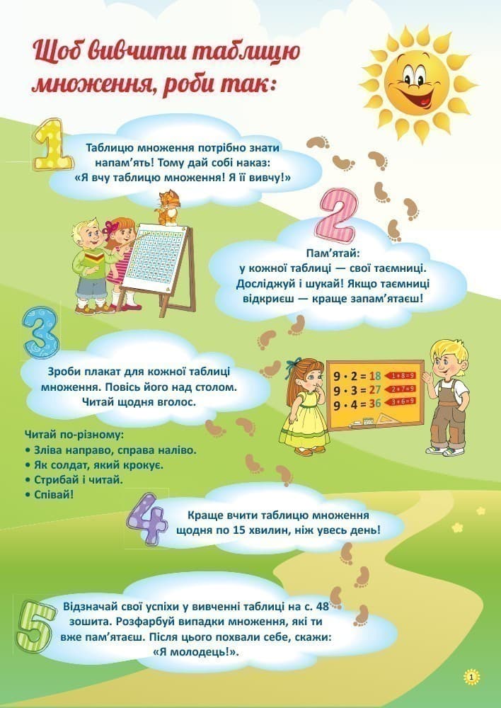 Я вивчаю таблицю множення, фото - 2