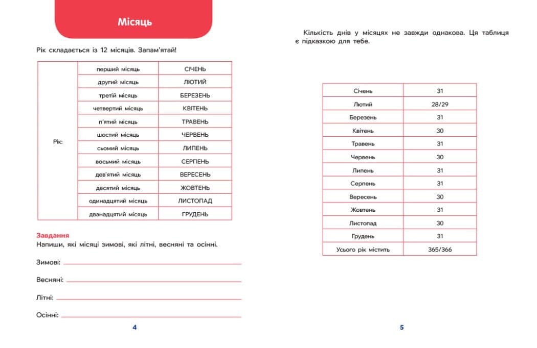 Школа Кенгуру. Дітям про… Календар, фото - 3