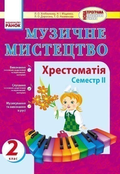 Муз. мистецтво. 2 кл. Хрестоматія 2 семестр НОВА ПРОГРАМА