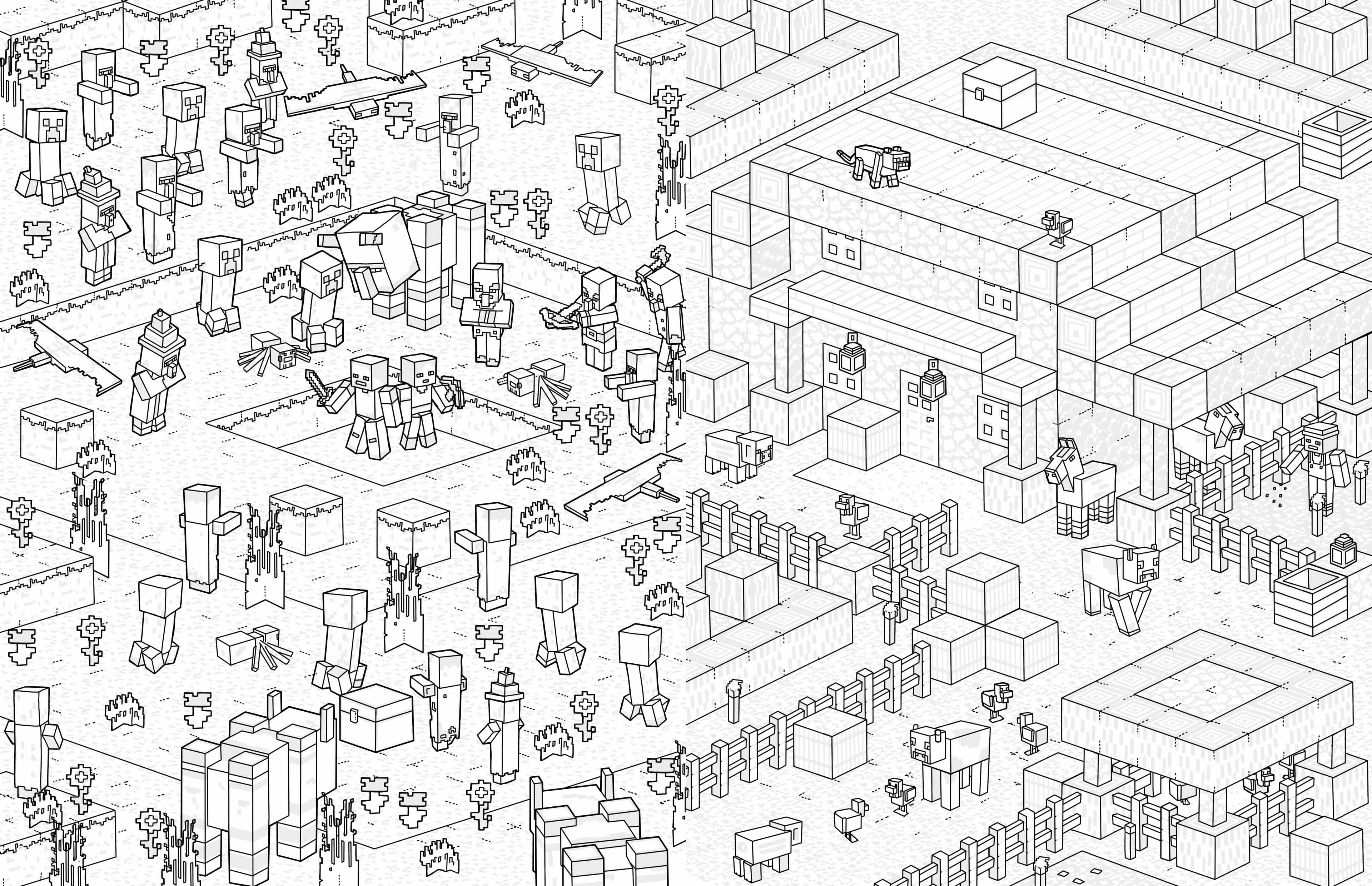 MINECRAFT Офіційна розмальовка, фото - 2