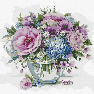 Набір для розпису по номерах. &amp;quot;Кольори літа&amp;quot; 40*40см