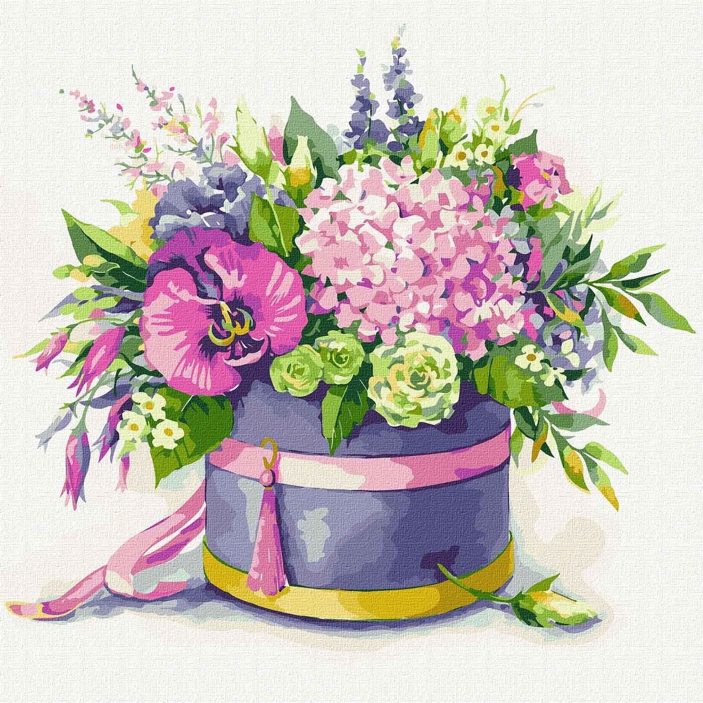 Набір для розпису по номерах. &amp;quot;Натхнення в коробці&amp;quot; 30*30см, фото - 1