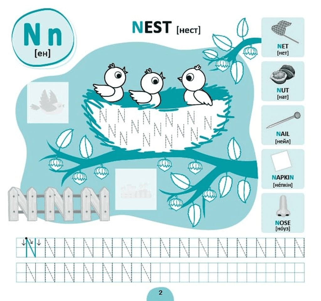 Прописи-асоціації. Англійська абетка, фото - 2