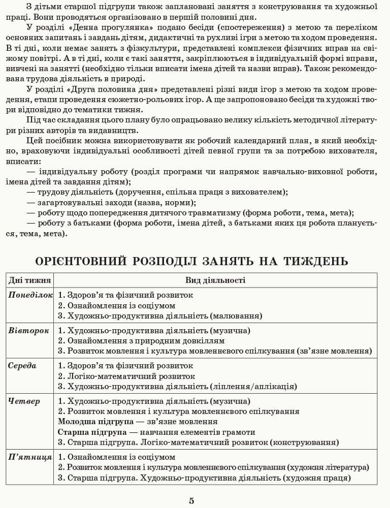 Розгорнутий календарний план. Різновікова група 4-6 років. Листопад, фото - 3