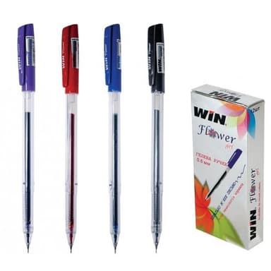 Ручка гел 0.6мм красн &amp;quot;FLOWER&amp;quot;