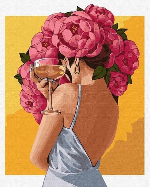 Набір для розпису по номерах. &amp;quot;Квітуча таємниця&amp;quot; 40х50см, фото - 1