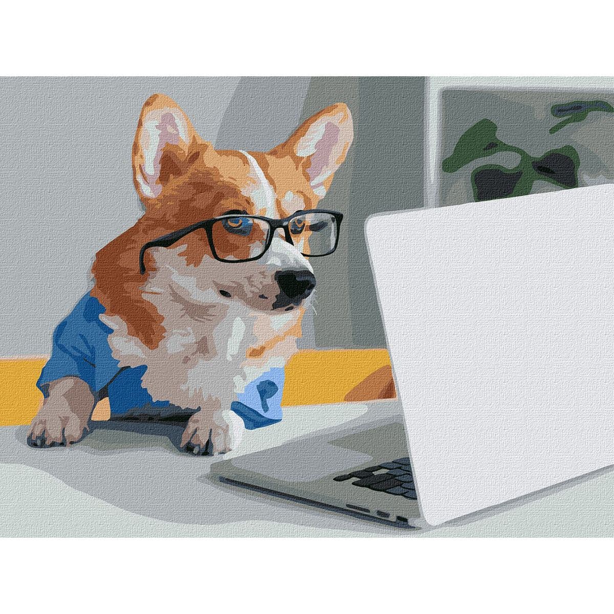 Набір для розпису по номерах. &amp;quot;Маленький бізнесмен&amp;quot; 30х40см, фото - 1