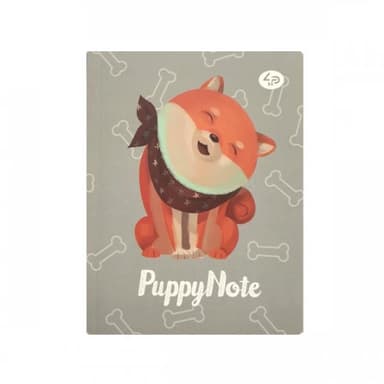 Блокнот TM Profiplan &amp;quot;Puppy Note&amp;quot;, grey A6 mini