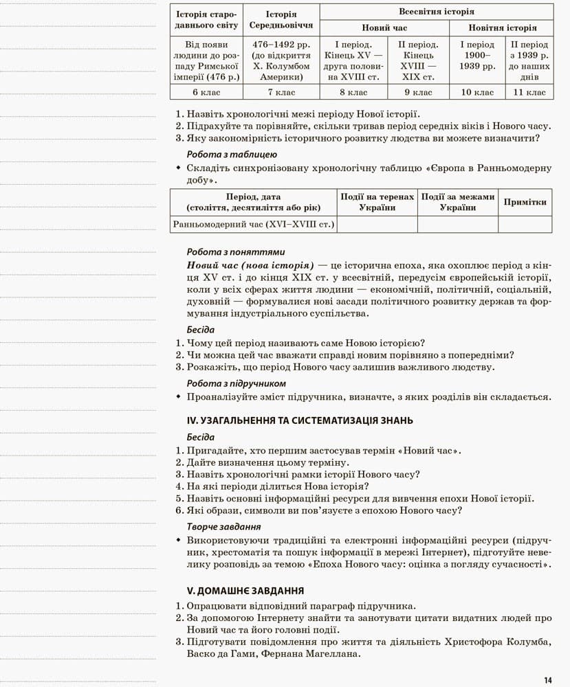 Розробки уроків. Всесвітня історія 8 клас, фото - 2
