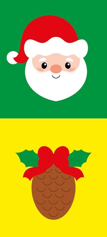 Мозаїка з наліпок. Санта. Величина, фото - 3