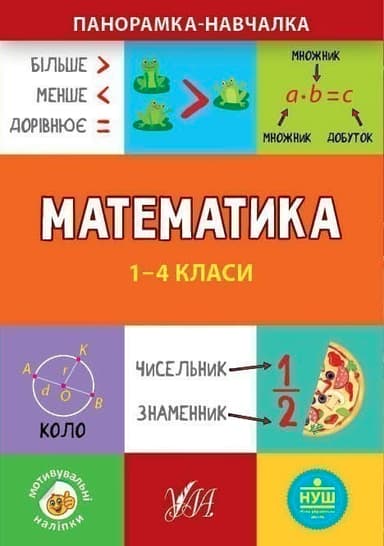 Панорамка-навчалка.Математика. 1-4 класи