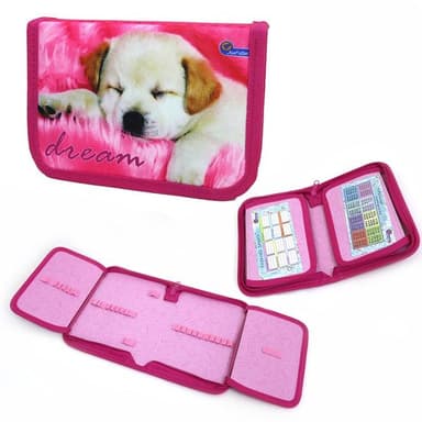 JO-19272 Пенал без наповн. 1 отд. и 2 отвор. &amp;quot;Dream&amp;quot;, внутри цв. фон+расп.