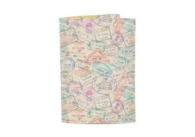 Обкладинка на паспорт ЕкоШкіра&amp;quot;Штампи&amp;quot;